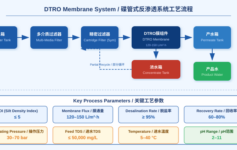 DTRO碟管式反渗透膜技术深度解析：高效高抗污染的水处理方案