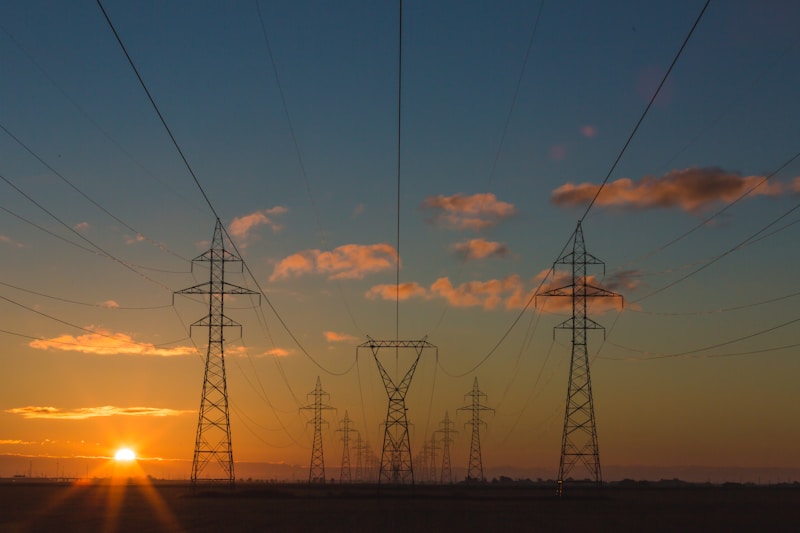 Power plant cooling towers representing power and new energy water treatment applications