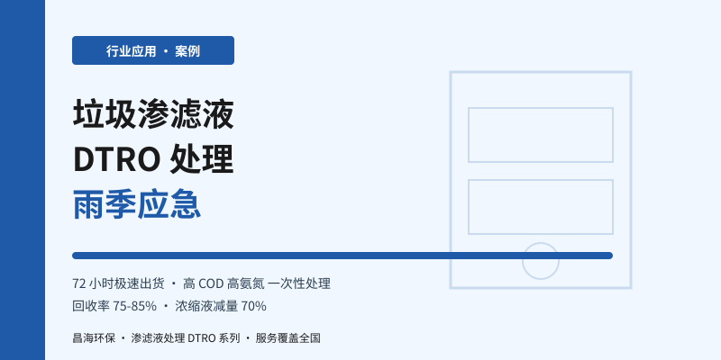 垃圾填埋场应急DTRO膜3个月就报废？4个进水指标红线踩中一个就停产整改