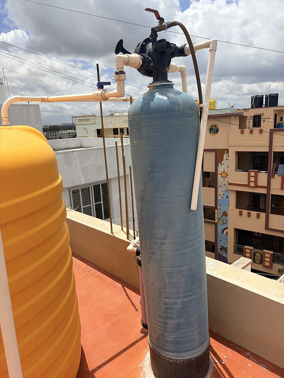 Industrial water softener system equipment plant for electroplating