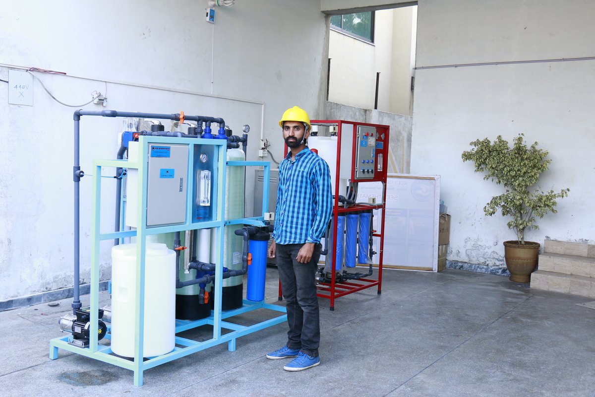 Industrial reverse osmosis water treatment plant equipment