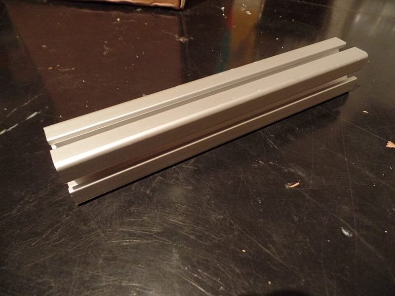 Anodized aluminum profiles from factory production line