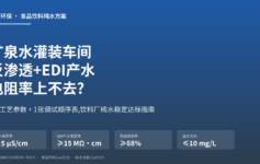 瓶装饮用水产水电导率忽高忽低？90%饮料厂EDI电阻率不达标,都栽在这3个参数+1张调试表