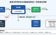 软化水设备调试阶段出水硬度忽高忽低？昌海D系列7步标准化调试流程 + 1张参数对照表
