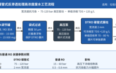 DTRO膜系统在垃圾渗滤液处理中：能撑1年还是5年？3个核心参数决定一切