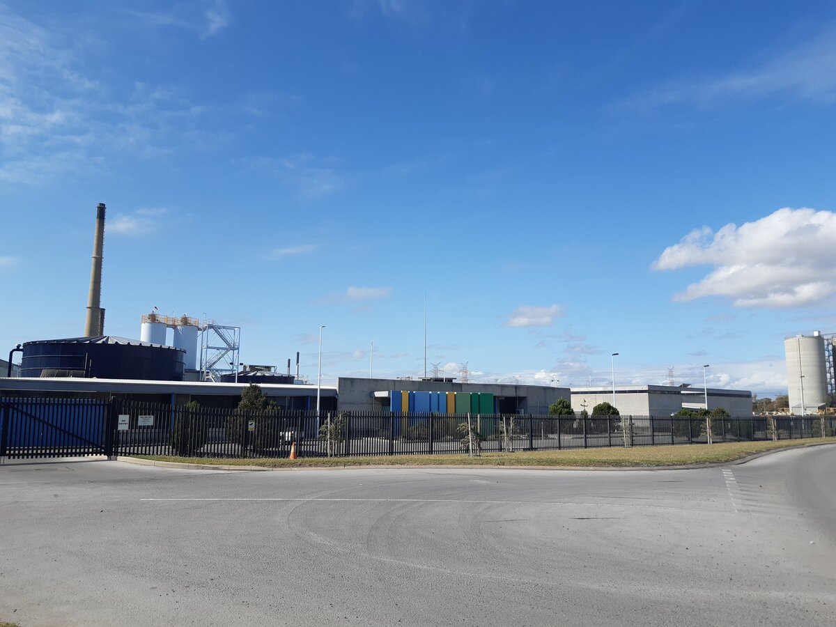 Perth seawater desalination plant reverse osmosis system installed view